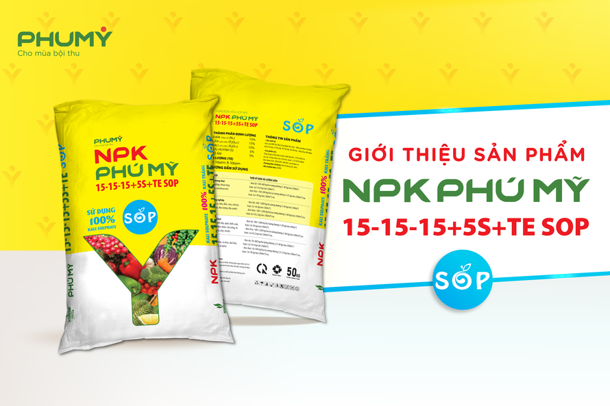 Phú Mỹ ra mắt sản phẩm phân bón mới sử dụng 100% kali sulphate