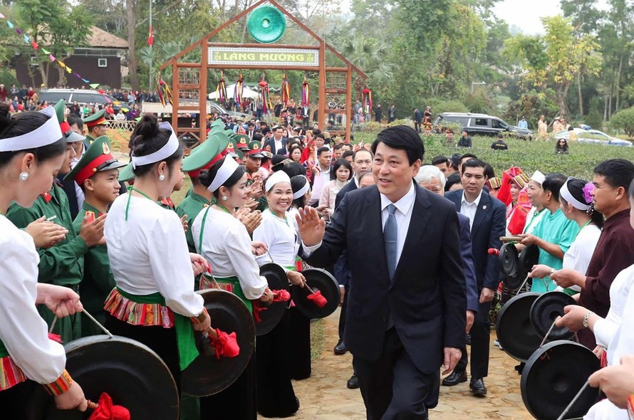 Chủ tịch nước Lương Cường dự Ngày hội “Sắc Xuân trên mọi miền Tổ quốc“.