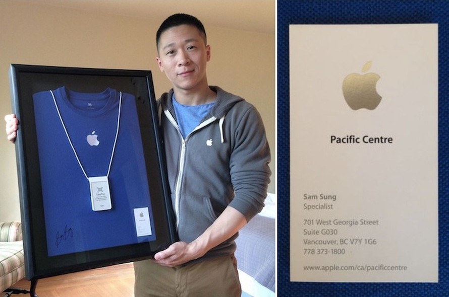Anh Sam Struan, tên cũ "Sam Sung", cựu nhân viên Apple.
