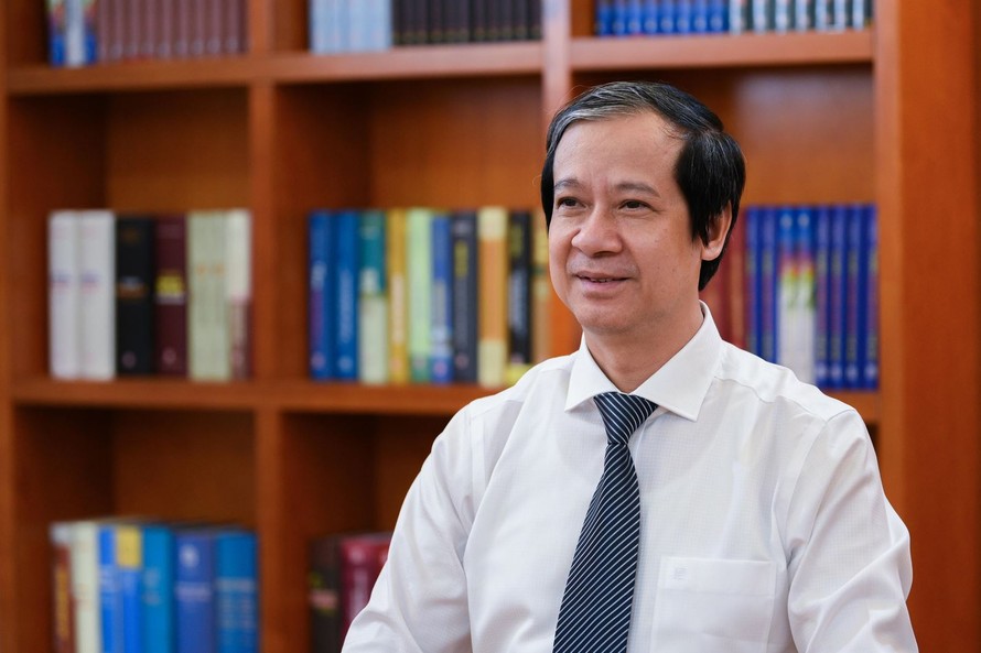 Bộ trưởng Bộ GD&ĐT Nguyễn Kim Sơn. Ảnh: TTXVN.