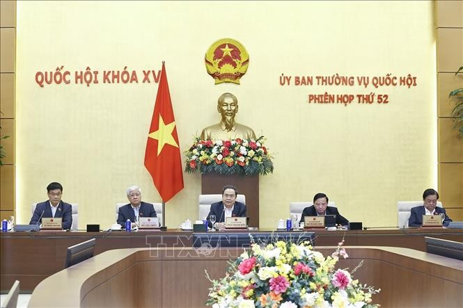 Chủ tịch Quốc hội Trần Thanh Mẫn phát biểu. Ảnh: Doãn Tấn/TTXVN.