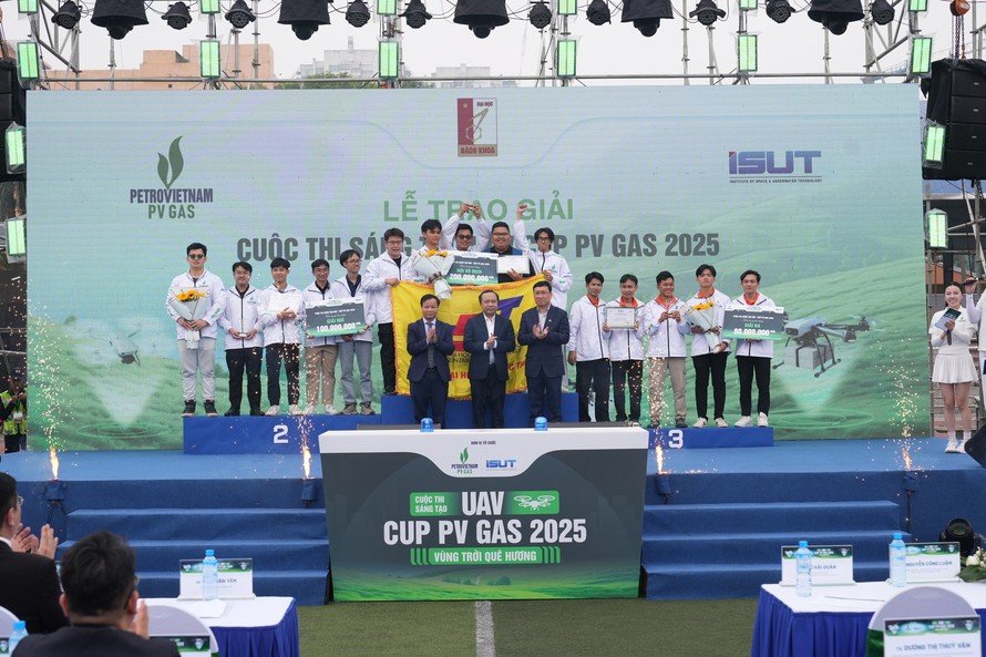 Cuộc thi Sáng tạo UAV 2025 - Cup PV GAS khép lại với nhiều cảm xúc. 
