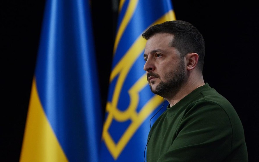 Tổng thống Ukraine Volodymyr Zelensky.