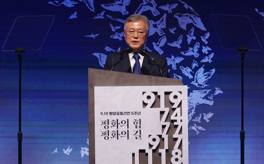 Cựu Tổng thống Hàn Quốc Moon Jae In.