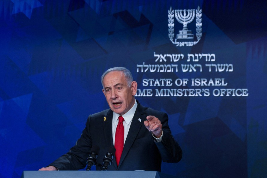 Thủ tướng Israel Benjamin Netanyahu.