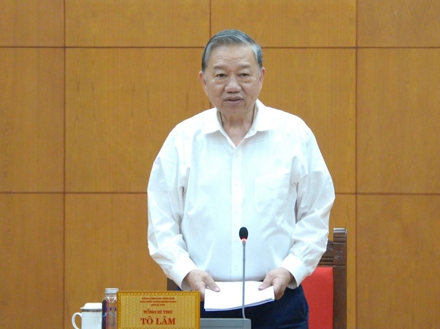 Tổng Bí thư Tô Lâm chỉ đạo Ban Thường vụ Đảng ủy Chính phủ tập trung nguồn lực nghiên cứu triển khai một số định hướng về quan hệ thương mại quốc tế và kết nối thương mại với đối tác quan trọng trong thời gian tới.