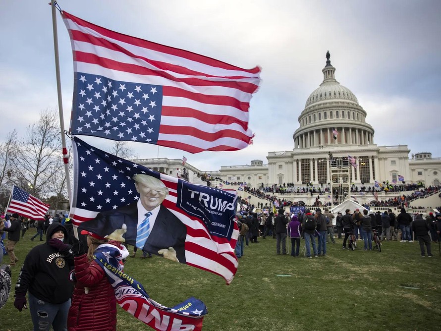 Tòa án Mỹ bác quyền miễn trừ của ông Trump trong vụ bạo loạn tại Điện Capitol