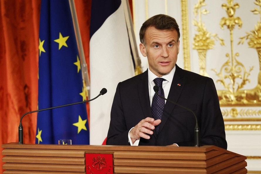 Tổng thống Pháp Emmanuel Macron.