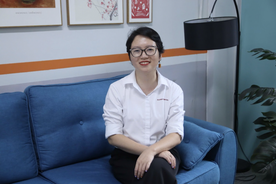 Cô Vũ Kiều Oanh - Trưởng Phòng Tâm lý học đường, Alpha School.