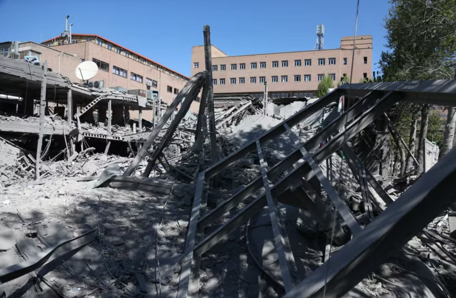 Cảnh tàn phá do xung đột tại Tehran, Iran, ngày 7/4/2026.