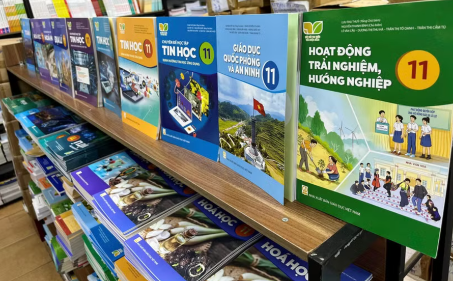 Sách Kết nối tri thức với cuộc sống đang chiếm phần lớn thị phần sách giáo khoa. 