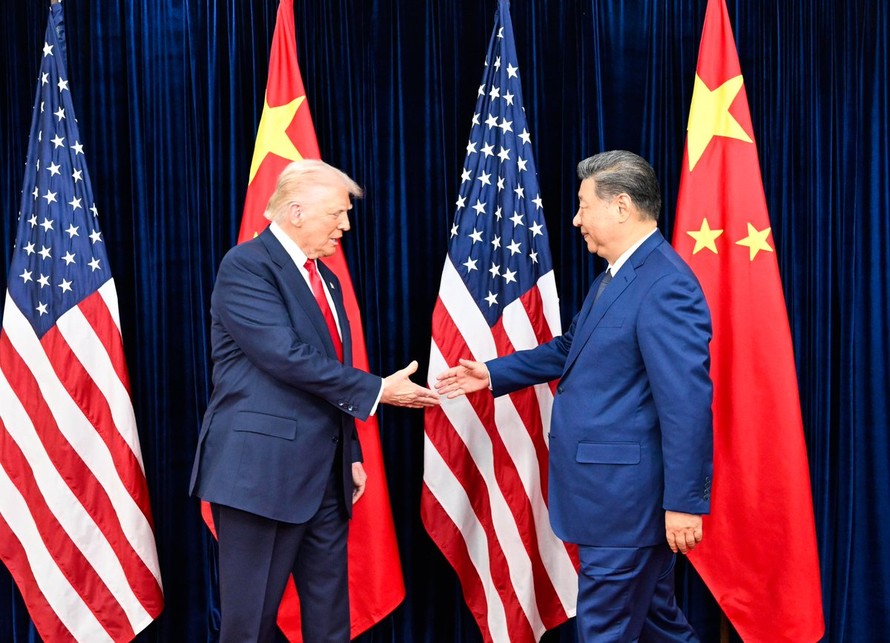 Tổng thống Mỹ Donald Trump và Chủ tịch Trung Quốc Tập Cận Bình trong cuộc gặp hồi tháng 10/2025.
