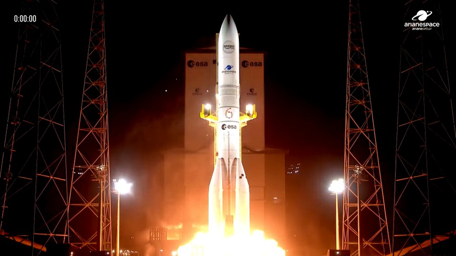 Vụ phóng diễn ra lúc 4h57 sáng giờ EDT ngày 30/3/2026. Nguồn: Arianespace.