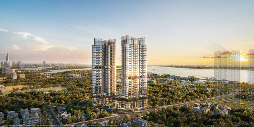 Phối cảnh tổng thể của dự án.