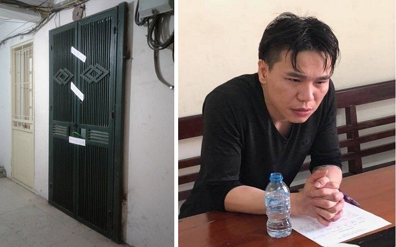 Hiện trường vụ nữ sinh chết bất thường liên quan đến ca sĩ Châu Việt Cường. Ảnh: VTC