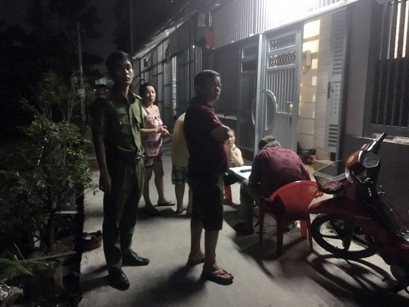 Hiện trường nơi xảy ra vụ án mạng