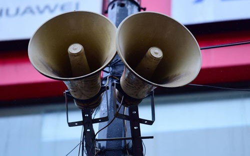 Loa phường tại bốn quận cũ đã dừng phát hàng ngày, chỉ phát các nội dung thông báo khẩn cấp