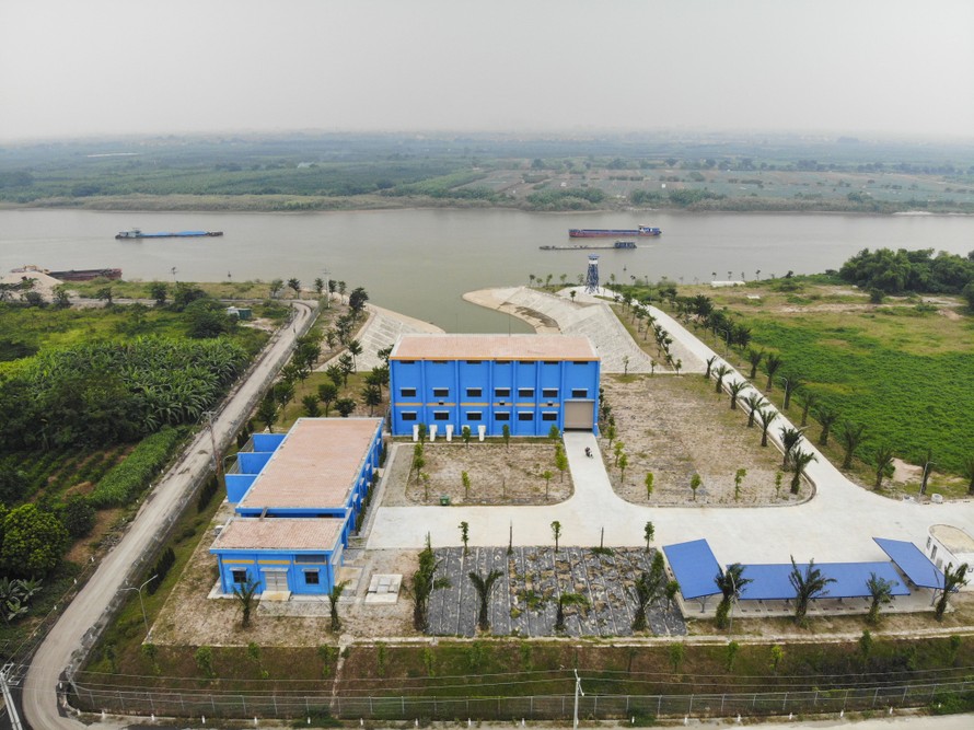 Hình ảnh nhà máy nước mặt sông Đuống 