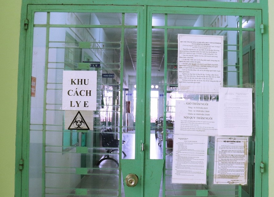 Khu vực dành cho bệnh nhân đã được điều trị ổn định và chuẩn bị xuất viện tại Bệnh viện Bệnh nhiệt đới tỉnh Khánh Hoà 