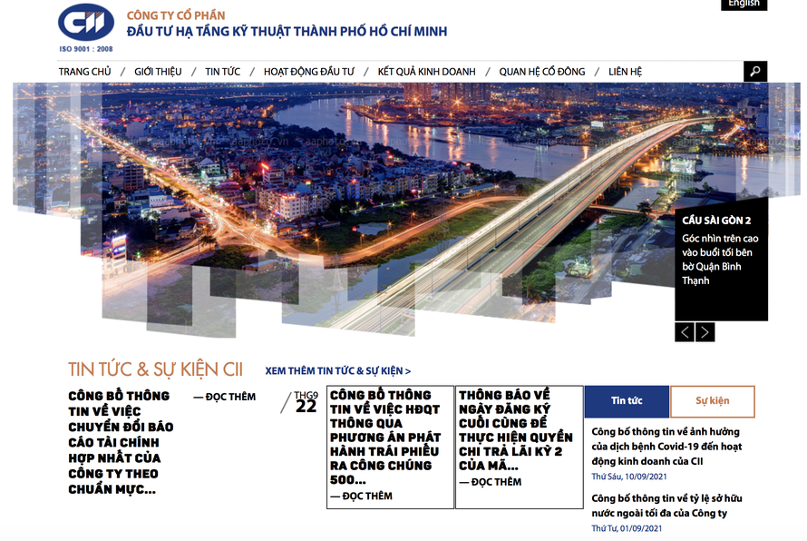 CII huy động 500 tỷ đồng trái phiếu để đầu tư cho 2 dự án và trả nợ 