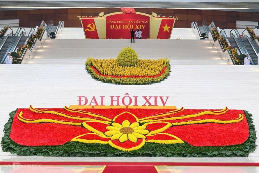 Trung tâm Hội nghị Quốc gia (Hà Nội) - nơi diễn ra Đại hội đại biểu toàn quốc lần thứ XIV của Đảng.