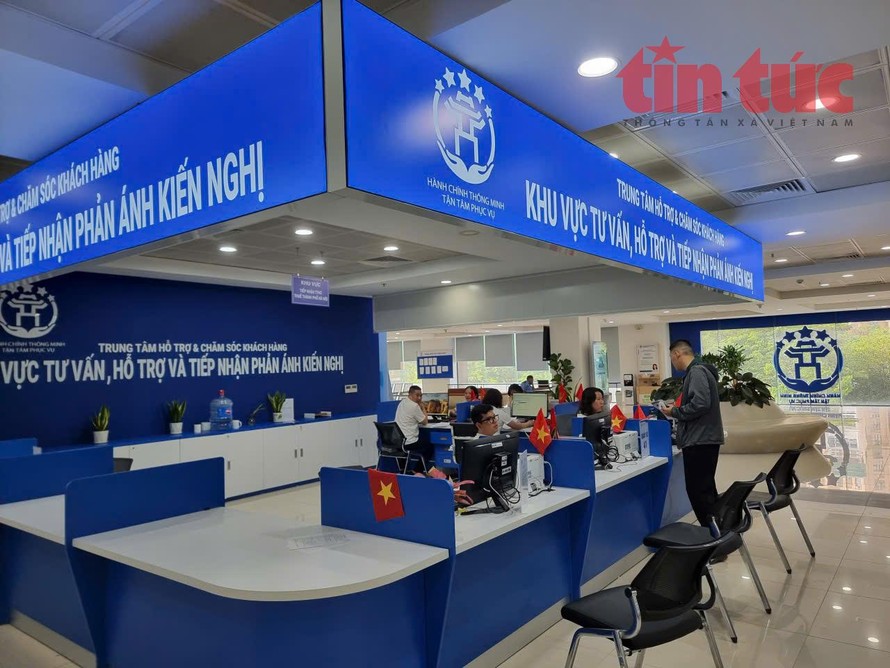 Giải quyết thủ tục hành chính công tại Hà Nội.