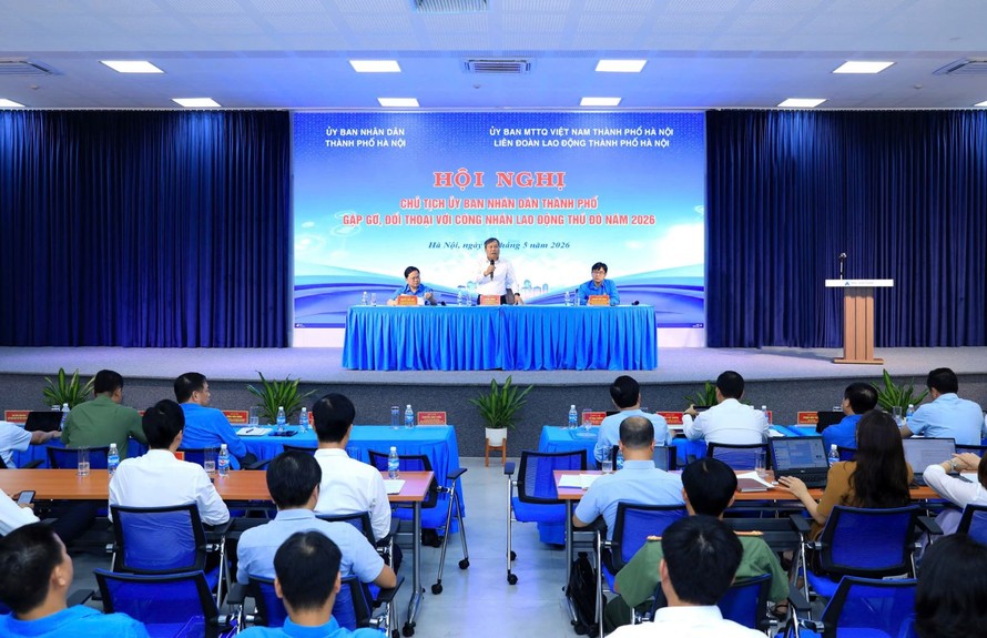 Đại biểu tham dự buổi đối thoại.