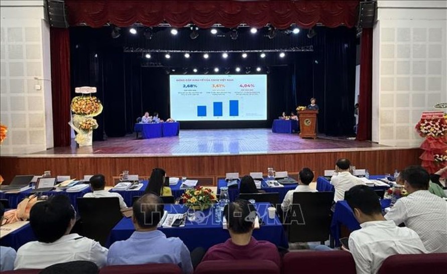 Quang cảnh hội thảo khoa học "Phát triển công nghiệp văn hóa trong kỷ nguyên số”.