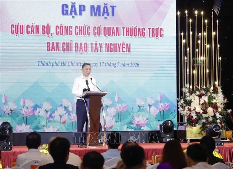 Tổng Bí thư, Chủ tịch nước Tô Lâm phát biểu. 