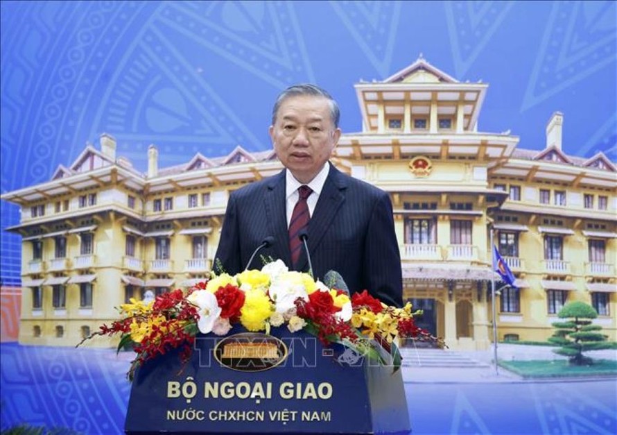 Tổng Bí thư, Chủ tịch nước Tô Lâm phát biểu.