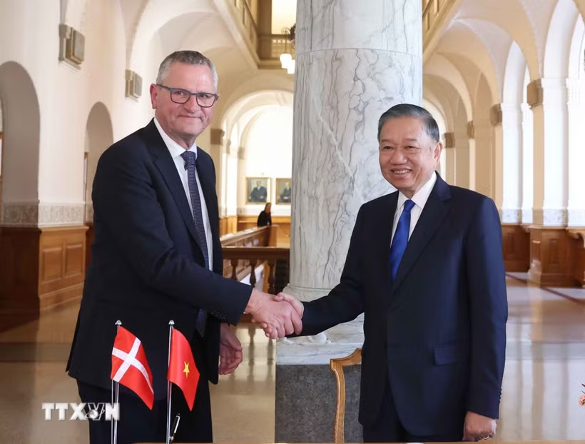 Tổng Bí thư, Chủ tịch nước Tô Lâm hội kiến Chủ tịch Quốc hội Đan Mạch Henrik Frandsen