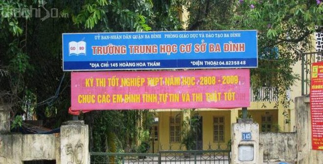 Trường THCS Ba Đình bị hack hệ thống nhắn tin điện tử và gửi tin nhắn đi với nội dung xấu. Ảnh TL