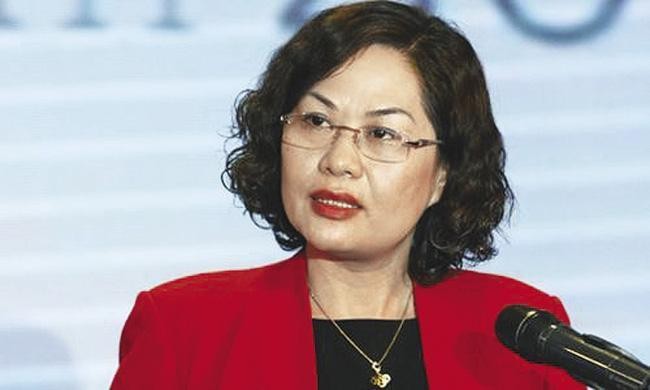 Thống đốc Nguyễn Thị Hồng.