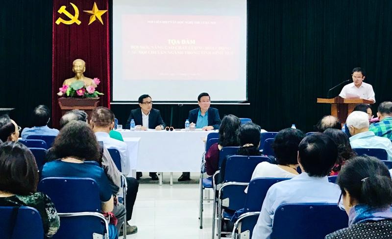 Cuộc tọa đàm ghi nhận nhiều ý kiến tâm huyết của các hội chuyên ngành.