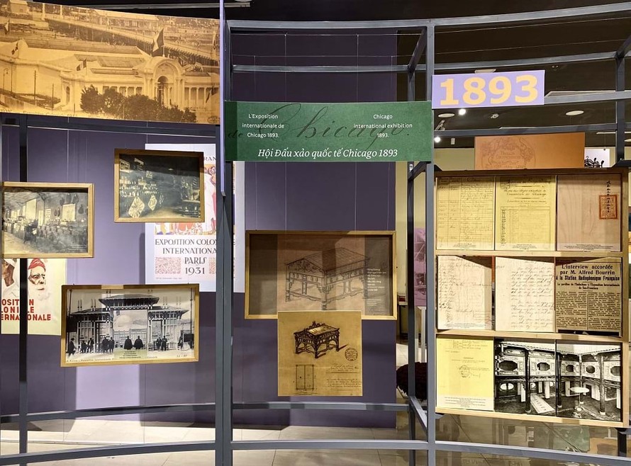 Phần trưng bày triển lãm về Hội Đấu xảo Chicago 1893.