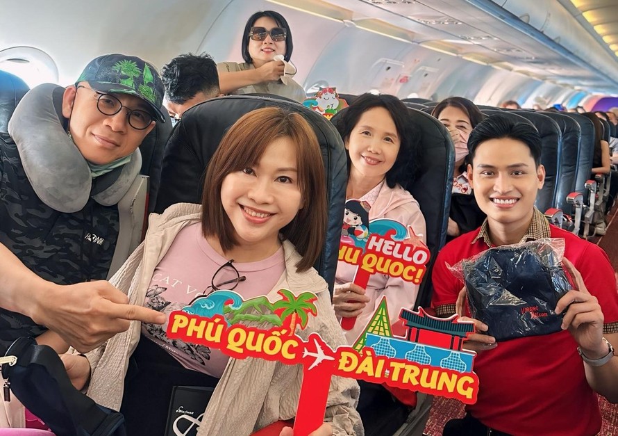 Vietjet khai trương đường bay giữa Đài Trung, Cao Hùng và Phú Quốc