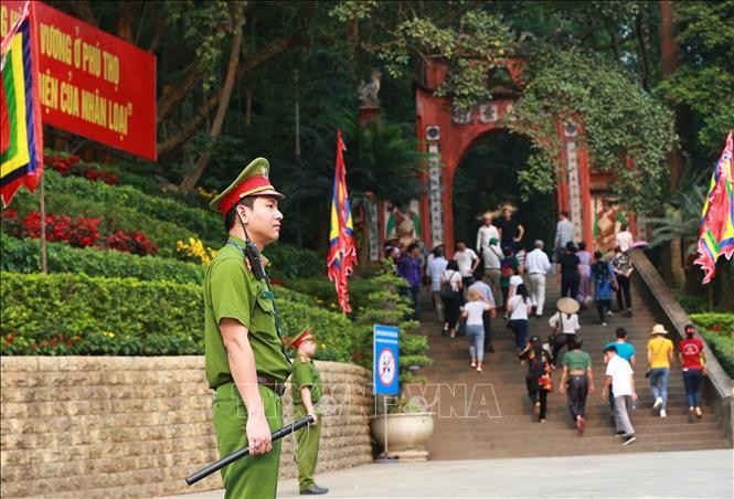 Đảm bảo an ninh trật tự dịp Giỗ Tổ Hùng Vương