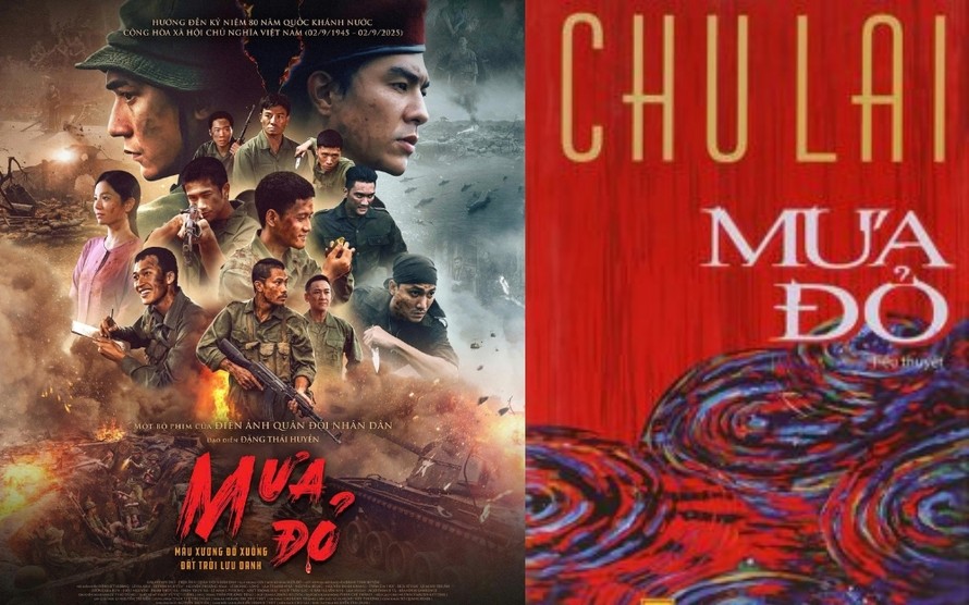 Tiểu thuyết Mưa đỏ "cháy hàng" sau hiện tượng điện ảnh cùng tên