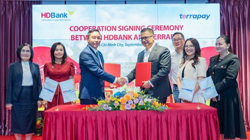 HDBank hợp tác cùng TerraPay tăng tốc dịch vụ kiều hối toàn cầu