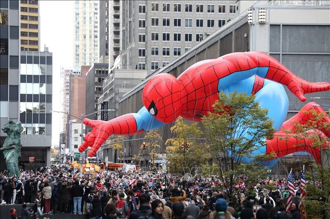 Sôi động không khí diễu hành đón lễ Tạ ơn tại New York