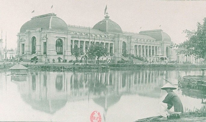 Cung Đấu xảo Hà Nội. Nguồn: Gallica.bnf.fr