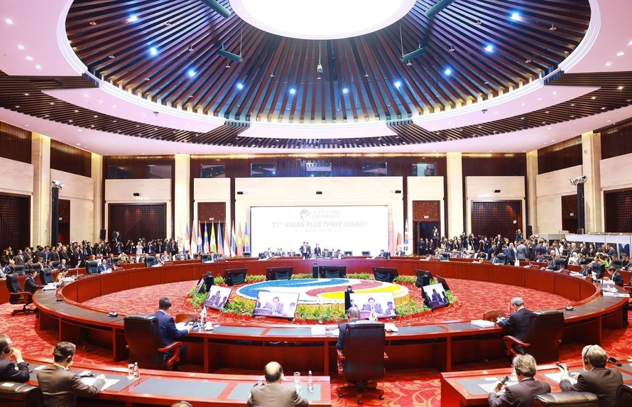 Quang cảnh Hội nghị cấp cao ASEAN+3 lần thứ 27. Ảnh minh họa: Dương Giang