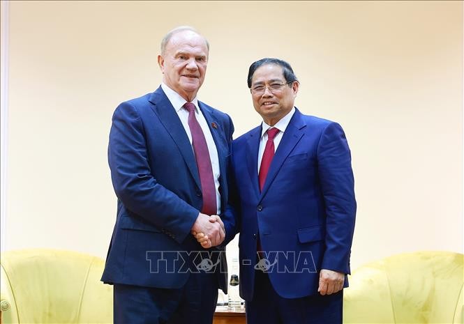 Thủ tướng tiếp Chủ tịch Đảng Cộng sản Liên bang Nga