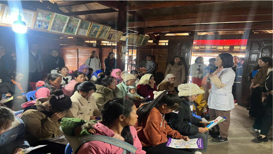 Hoạt động tuyên truyền tại cộng đồng tỉnh Lai Châu. 