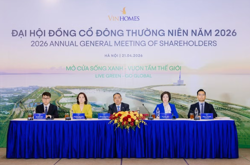 Đại hội đồng cổ đông Công ty Cổ phần Vinhomes đã diễn ra thành công vào sáng 21/4/2026