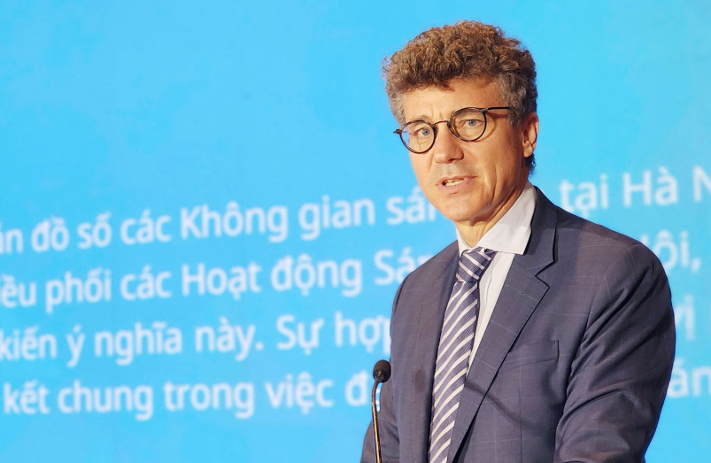 Ông Jonathan Baker - Trưởng Đại diện UNESCO tại Việt Nam. Ảnh: Vietnamnet.vn 