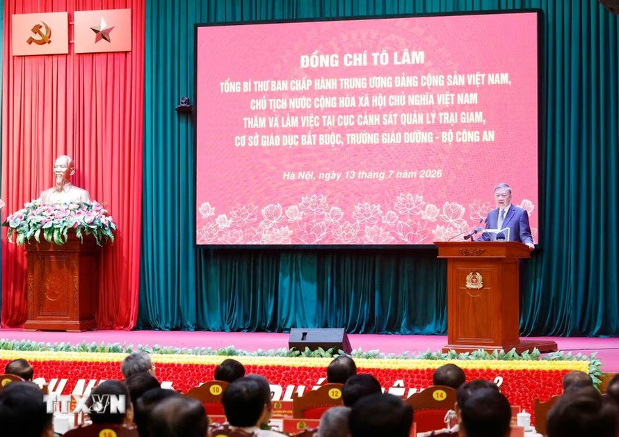 Xây dựng lực lượng Cảnh sát quản lý trại giam chính quy, tinh nhuệ, hiện đại và nhân văn