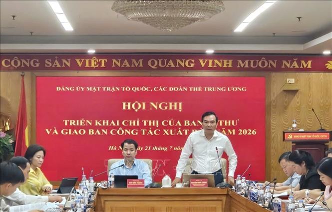 Tăng cường sự lãnh đạo của Đảng đối với hoạt động xuất bản trong tình hình mới