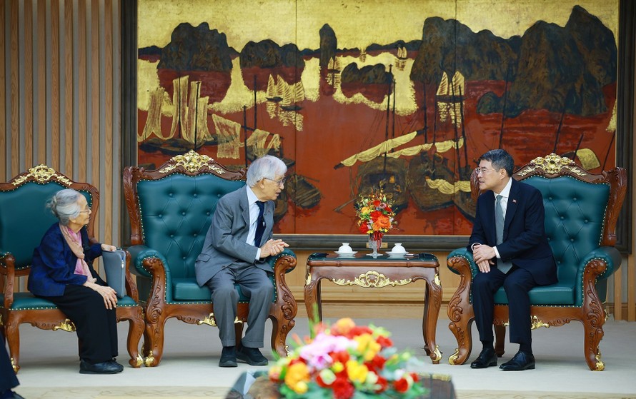 Thủ tướng Chính phủ Lê Minh Hưng tiếp Giáo sư Trần Thanh Vân