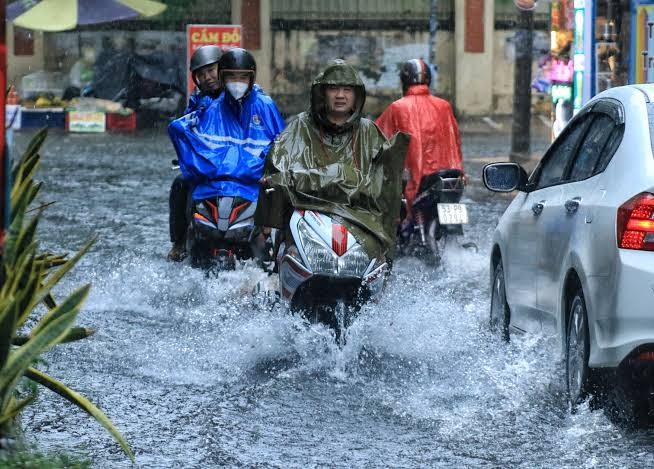 Nam Bộ, Nam Trung Bộ mưa lớn